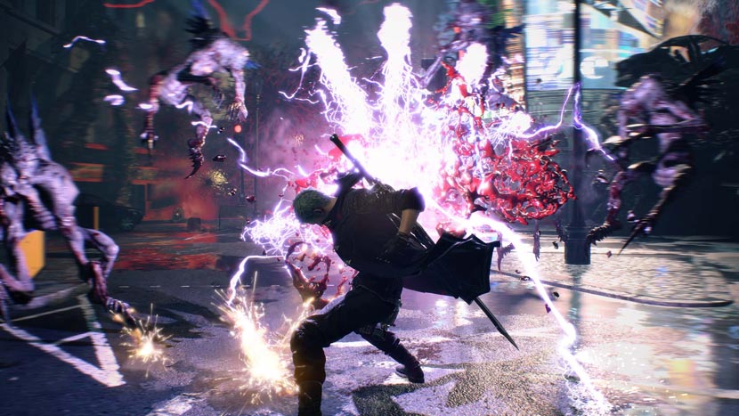 Devil May Cry 5 PC Game Full Crack dengan visual effects magic yang sangat memukau