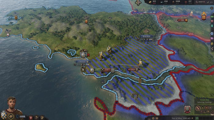 Crusader Kings III Free Download Crack Gameplay dan UI