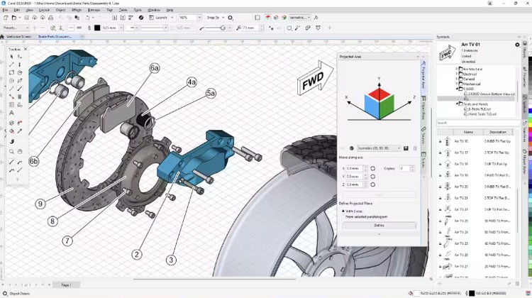 CorelDRAW Technical Suite 2026 full version untuk ilustrasi teknik dan dokumentasi CAD